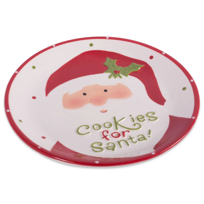 DII® 8" Ceramic Cookies for Santa Plate
