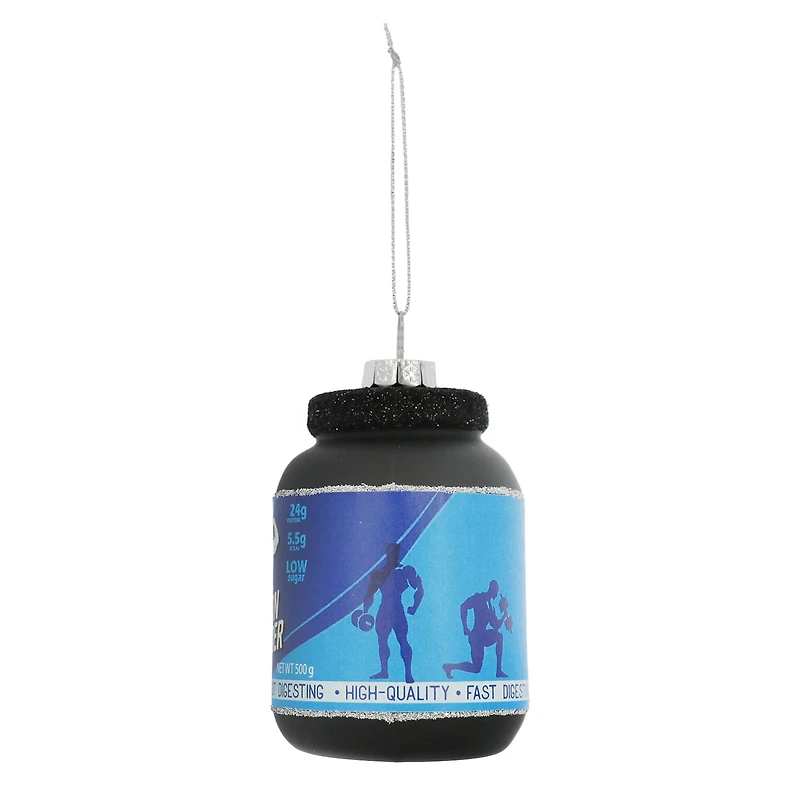 3.75" Glass Protein Powder Ornament by Ashland®