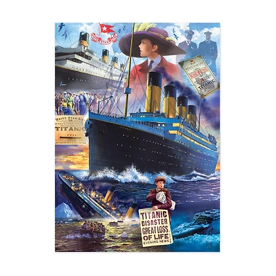 The Titanic - Collage Puzzle: 1000 Pcs