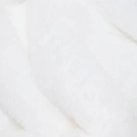 Feldman White Faux Fur Craft Fabric