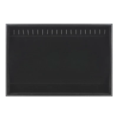 Black Velvet Jewelry Tray with Hooks by Bead Landing™ 