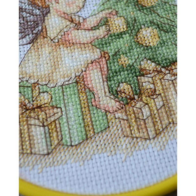 Abris Art Little Christmas Angel Cross Stitch Kit