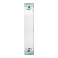 Whale Tale With Stripes Indoor/Outdoor Table Runner
