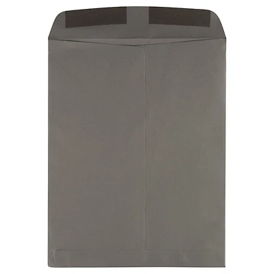 JAM Paper 10" x 13" Dark Gray Open End Catalog Premium Envelopes, 100ct.