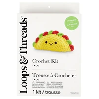 6 Pack: Intermediate Taco Amigurumi Crochet Kit by Loops & Threads®