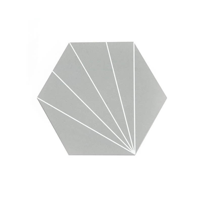 FloorPops Vers Peel & Stick Hexagon Floor Tiles