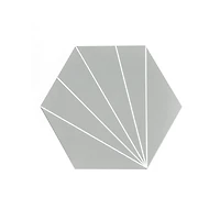 FloorPops Vers Peel & Stick Hexagon Floor Tiles