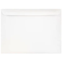 JAM Paper 9.5" x 12.6" White Booklet Commercial Envelopes
