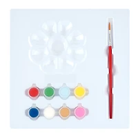 Santa Flocked Canvas Kit by Creatology™
