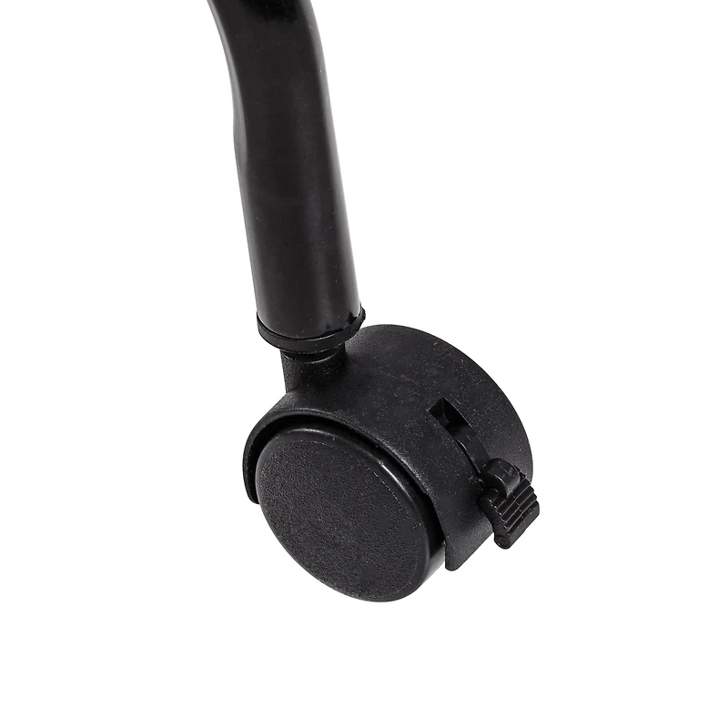 Honey Can Do Black/ Single Bounce Back Hamper with Wheels and Lid