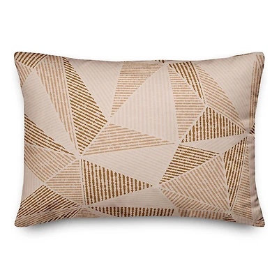 Triangle Speckle Throw Pillow 14" x 20"
