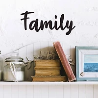 Leisure Arts® Vinyl Matte Black Family Decal