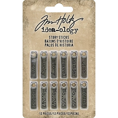 Idea-Ology Metal Story Sticks .25"X1" 12/Pkg- 