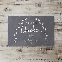 Crazy Chicken Lady 18" x 27" Floor Mat