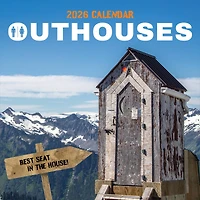 2026 Outhouses Wall Calendar