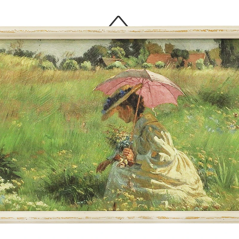 18.75" Gathering Flowers Wall Art in Weathered Frame by Ashland®