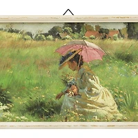 18.75" Gathering Flowers Wall Art in Weathered Frame by Ashland®