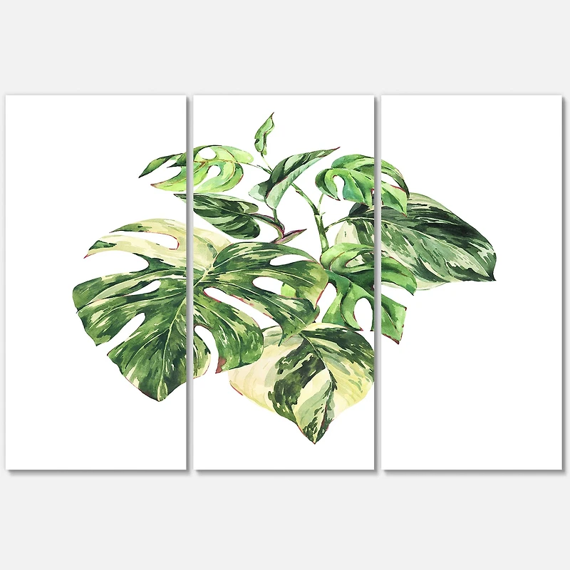 Designart - Tropical Green Leaves In Summer Times I