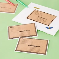 Black Kraft Address Labels by Celebrate It™