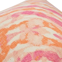 Hello Honey® Pink & White Marble Cotton Slub Throw Pillow