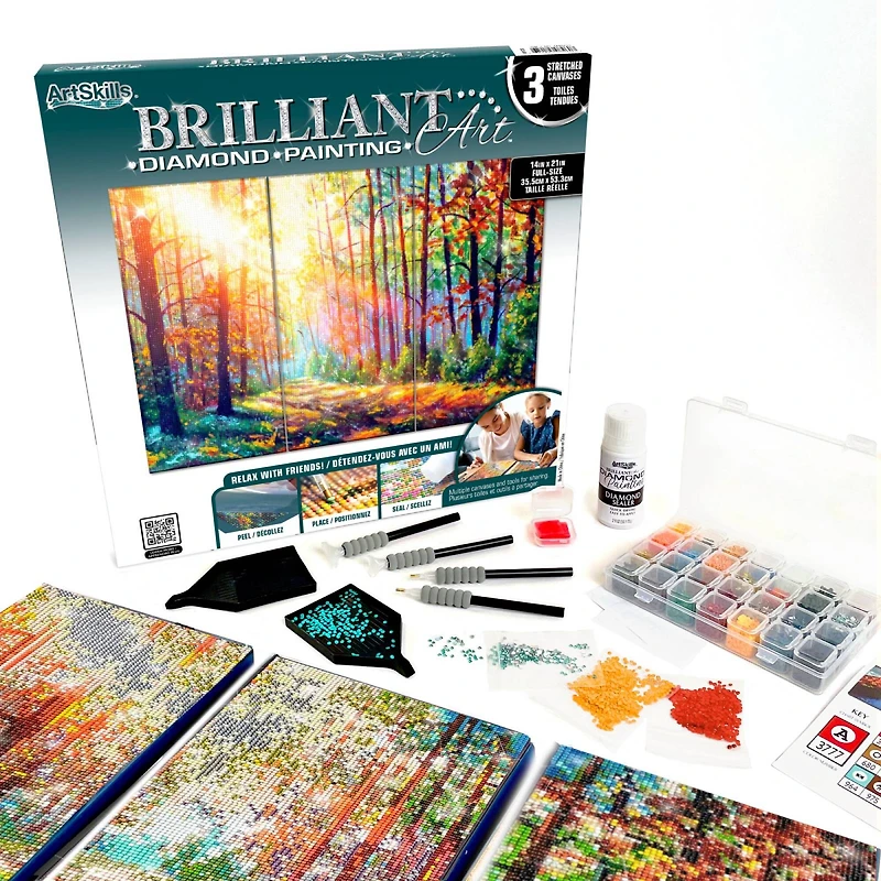 ArtSkills® Forest Stretched Canvas Diamond Painting Kit