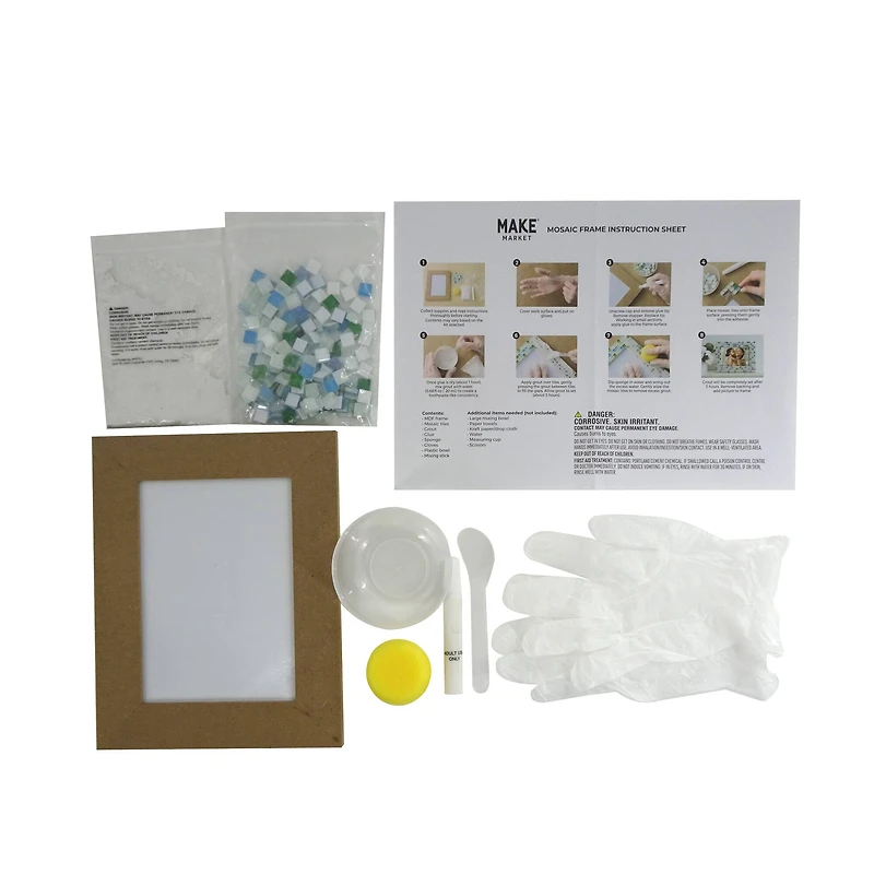 5" x 7" Iridescent Mosaic Frame Kit by Make Market®