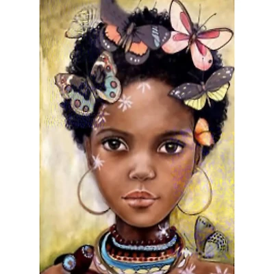 Sparkly Selections Girl With Butterfly Diamond Painting Kit