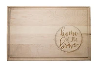 17" Home Of The Brave Cutting Board