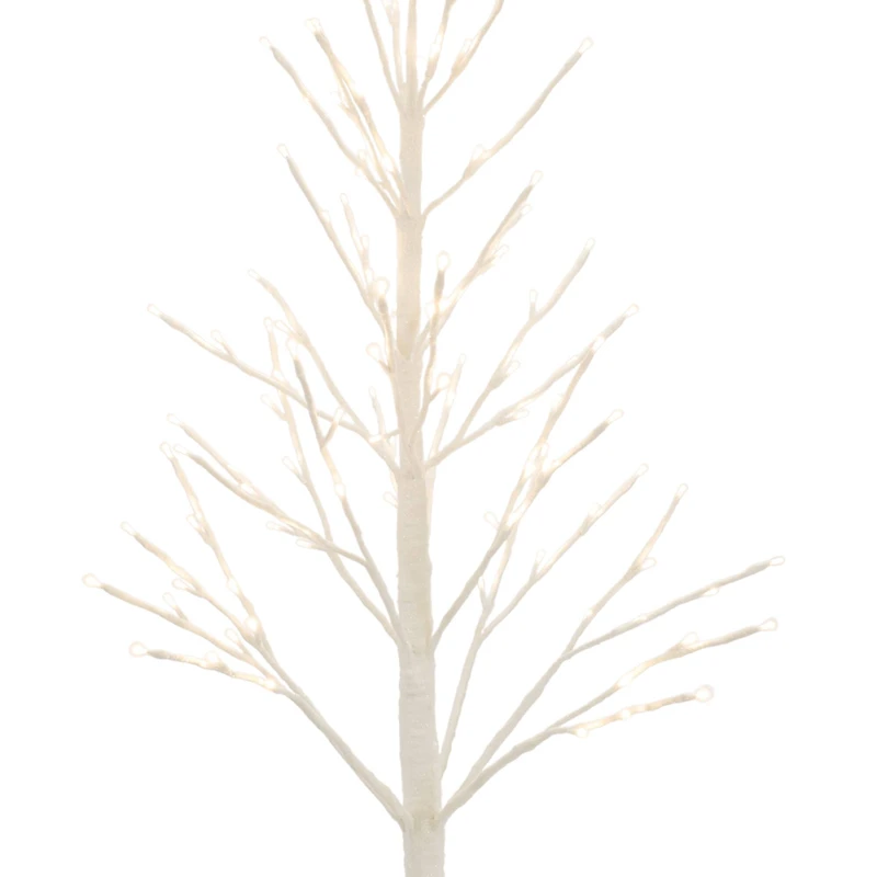 4ft. Glittery White LED Twig Tree
