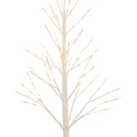 4ft. Glittery White LED Twig Tree