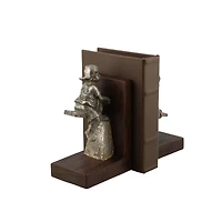 8" Brown Eclectic Children Bookends, 2ct.