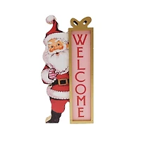 7.75" Santa Welcome Sign Tabletop Décor by Ashland®