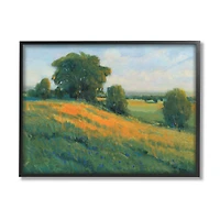 Stupell Industries Green Rolling Hills Framed Wall Art