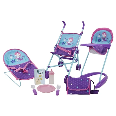 509 Crew Mermaid 9-Piece Stroller Set