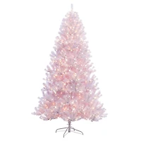 6.5ft. Pre-Lit White Northern Fir Artificial Christmas Tree, Clear Lights