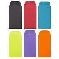 JAM Paper 3.375" x 6" Assorted Coin Business Envelopes, 150ct.