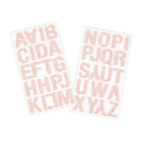 Blush Glitter Alphabet Stickers by Recollections™