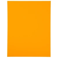 JAM Paper Neon Orange Full Sheet Shipping Labels, 8.5" x 11"