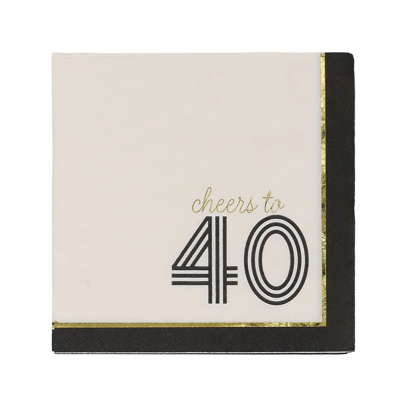 24 Packs: 20 ct. (480 total) Cheers to Paper Beverage Napkins by Celebrate It
