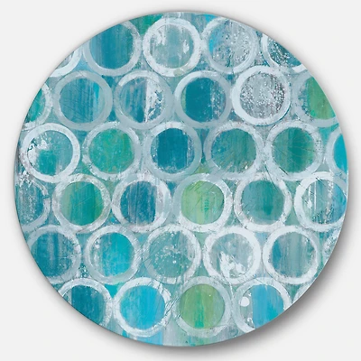 Designart - Natural Blue Circle