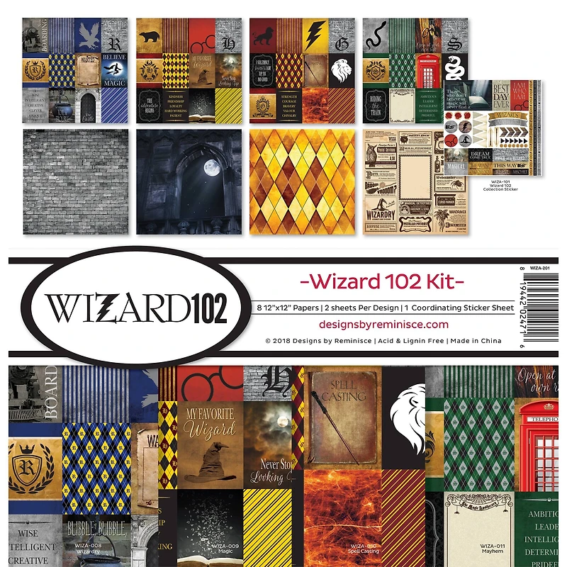 Reminisce Collection Kit 12"X12"-Wizard 102
