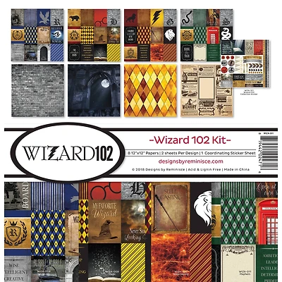 Reminisce Collection Kit 12"X12"-Wizard 102