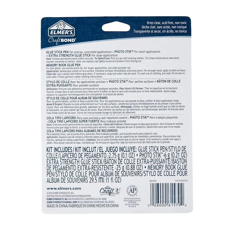 Elmer's® CraftBond® Scrapbook Glue Set