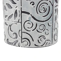 Set of 3 Blue Metal Farmhouse Vase, 9", 11", 13"