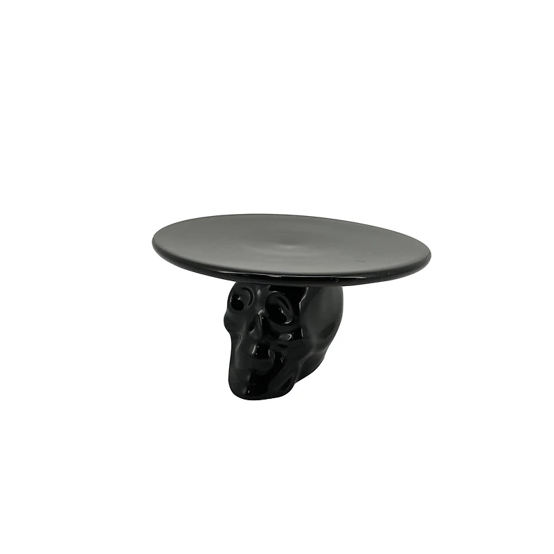 Mini Black Skull Cake Stand by Makesy™