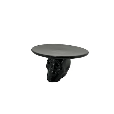 Mini Black Skull Cake Stand by Makesy™