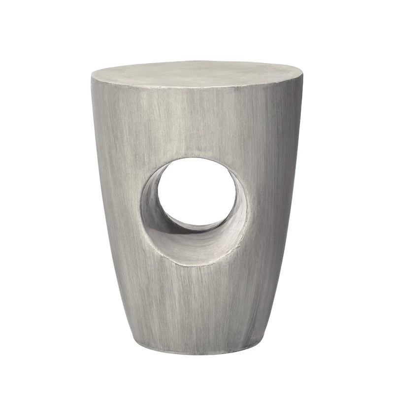 Glitzhome® 18'' Multi-Functional Faux Concrete Accent Table