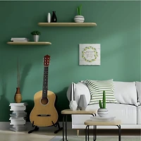 Stupell Industries Distressed Enjoy the Little Things Phrase Lemon Wreath Canvas Wall Art