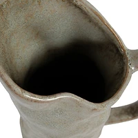 Hello Honey® 12oz. Green Reactive Glaze Organic Shaped Stoneware Pitcher