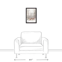 Heaven and Nature Sing Black Framed Canvas Wall Art